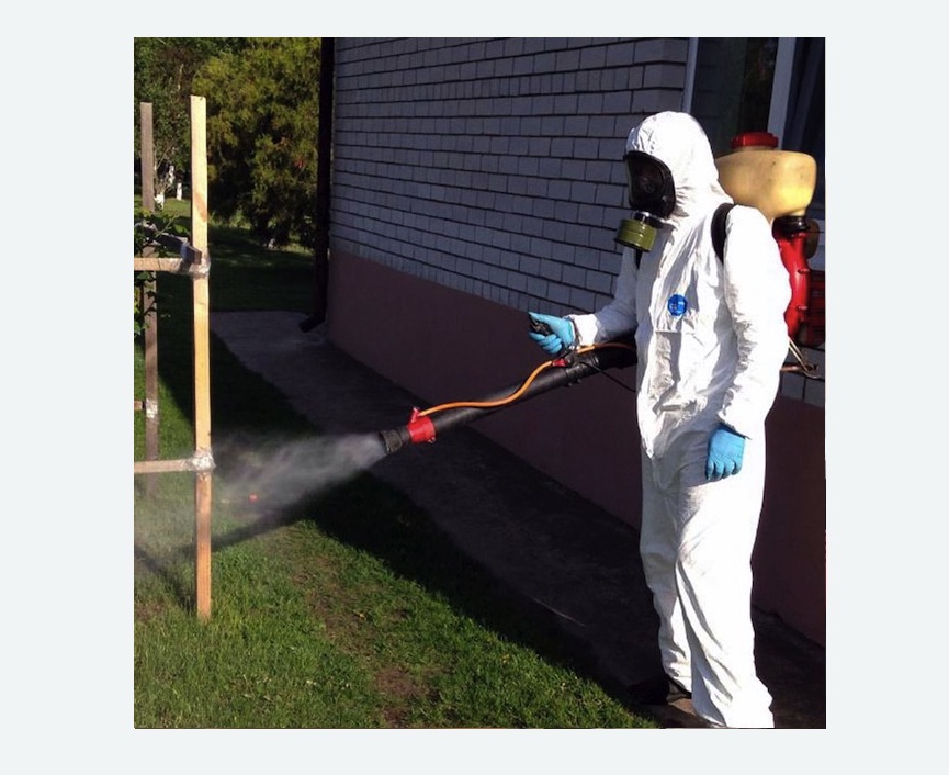 травля клещей на участке в Великих Луках